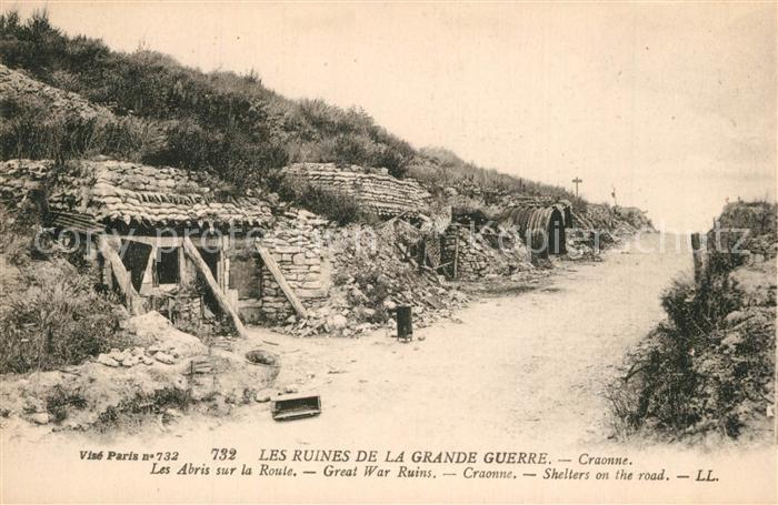 Craonne Aisne Ruines Kriegszerstoerung