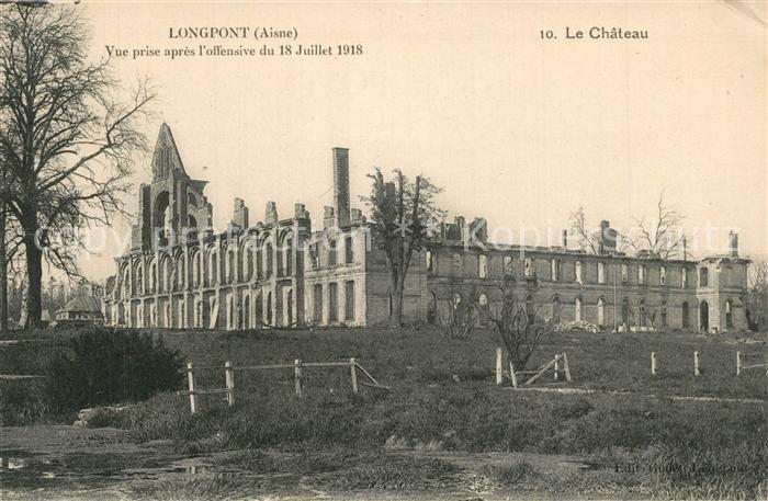 Longpont Aisne Chateau Ruines