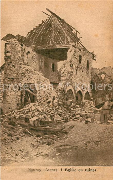 Nauroy Eglise Ruines