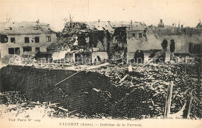 Crouy Aisne Vauxrot Ruines