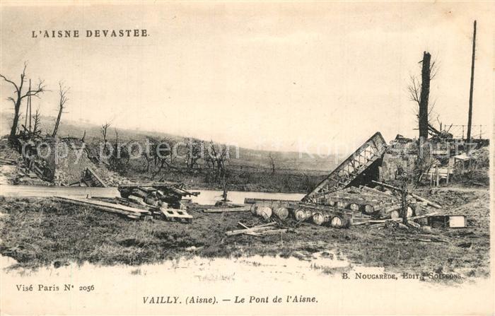 Vailly-sur-Aisne Pont Ruines