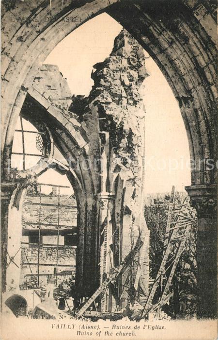 Vailly-sur-Aisne Ruines Eglise