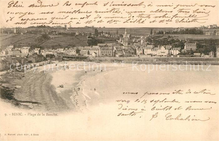 Binic Cotes d Armor Plage de la Banche