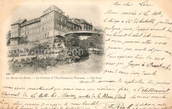 La Motte Cotes-d Armor Chateau Etablissement Thermal