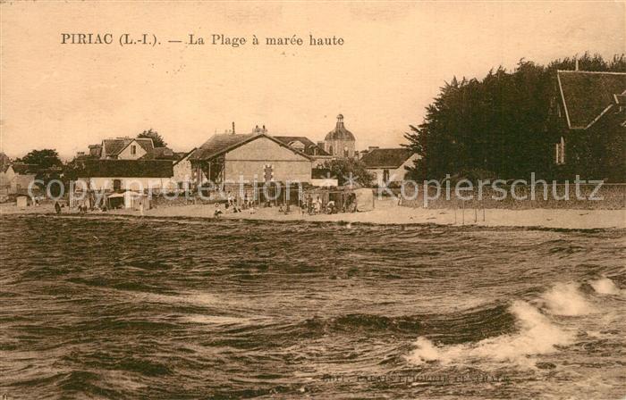Piriac-sur-Mer Plage maree haute