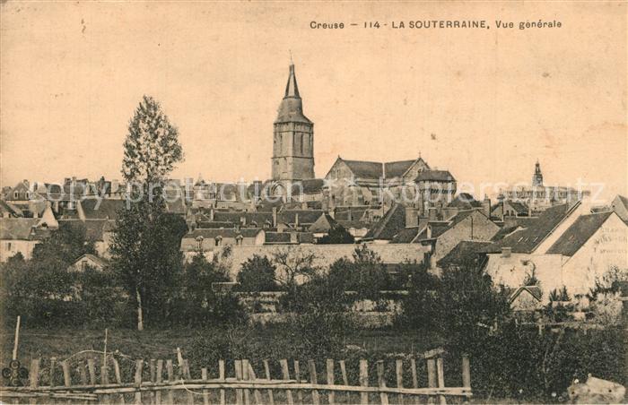 La Souterraine Panorama Kirche