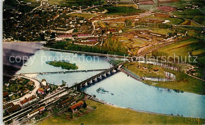 Auxonne Fliegeraufnahme