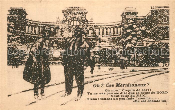 Marseille Bouches-du-Rhone Meridionaux Schneefall