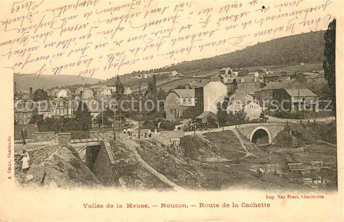 Nouzon Vallee de la Meuse Route de la Cachette