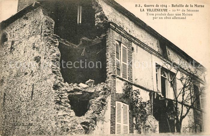 Villeneuve-les-Bordes Bataille de la Marne