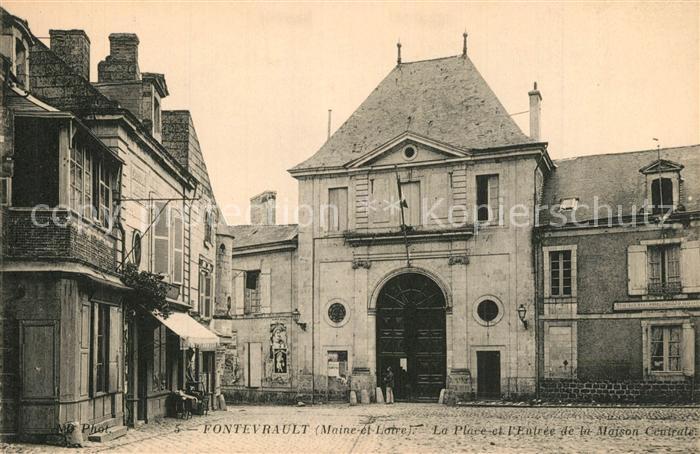Fontevraud-l Abbaye Place Entree de la Maison Centrale