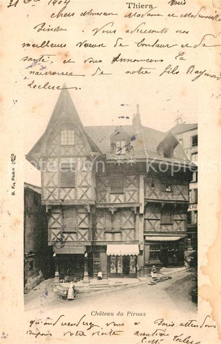Thiers Chateau du Piroux