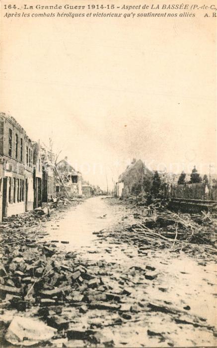 Bassée La Kriegszerstoerung