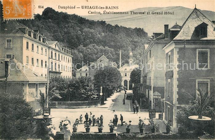 Uriage-les-Bains Isere Casino Etabissement Thermal Grand Hotel