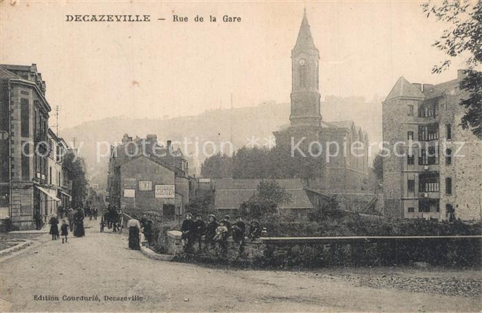 Decazeville Aveyron Rue de la Gare