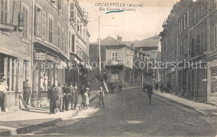 Decazeville Aveyron Rue Cayrade