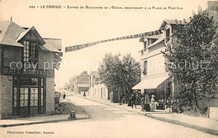 Le Croisic Entree du Boulevard de l’Ocean aboutissant a la Plage de Port Lin