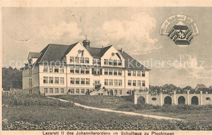 Plochingen Lazarett II des Johanniterordens im Schulhaus
