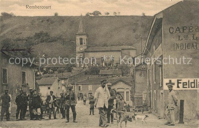 Rembercourt-sur-Mad Feldlazarett Kirche