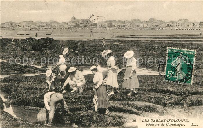 Les Sables-d Olonne Pecheurs de Coquillages