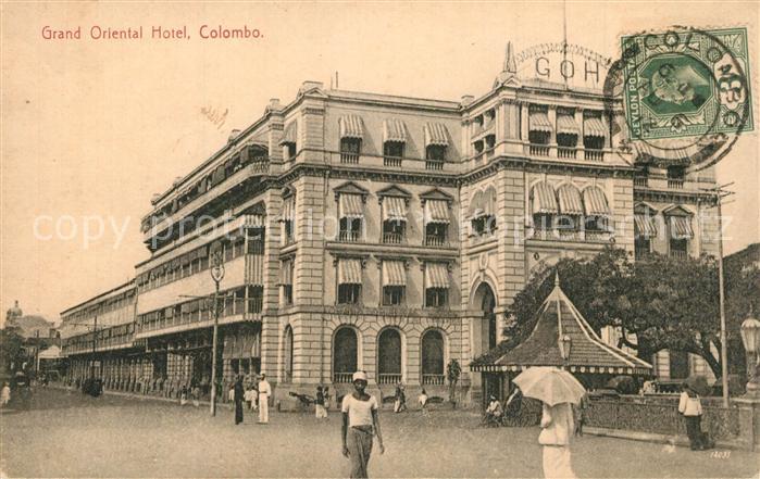 Colombo Ceylon Sri Lanka Grand Oriental Hotel