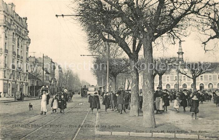 Charenton-le-Pont Rue du Paris et les Ecoles