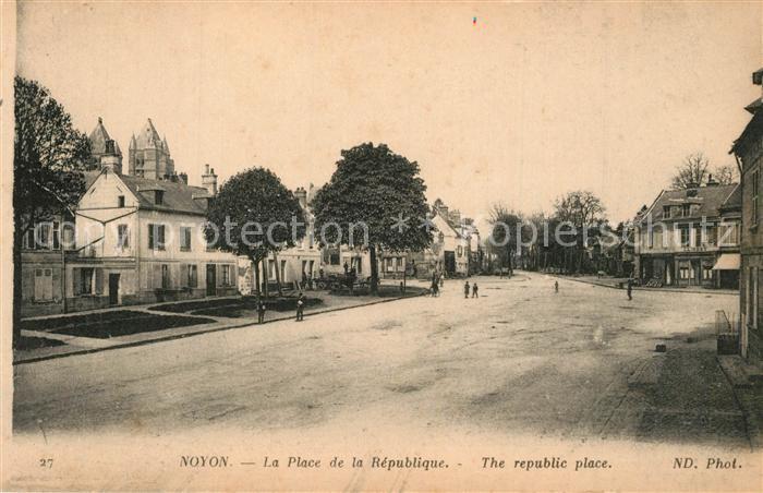 Noyon Oise La Place de la Republique