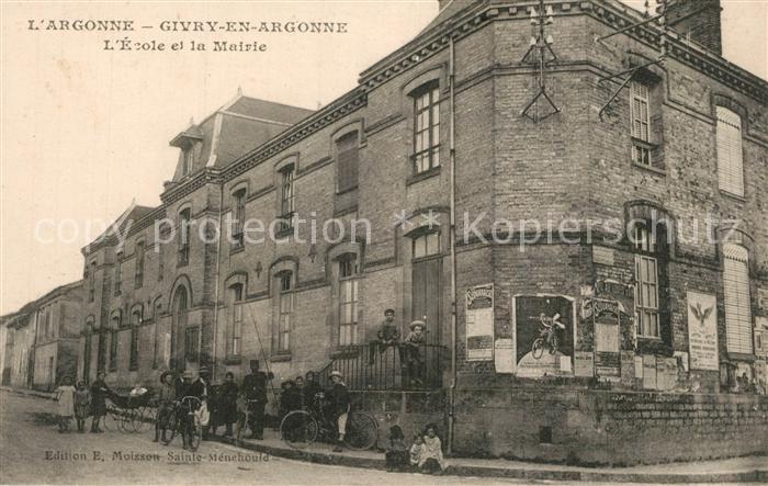 Givry-en-Argonne Ecole et la Mairie