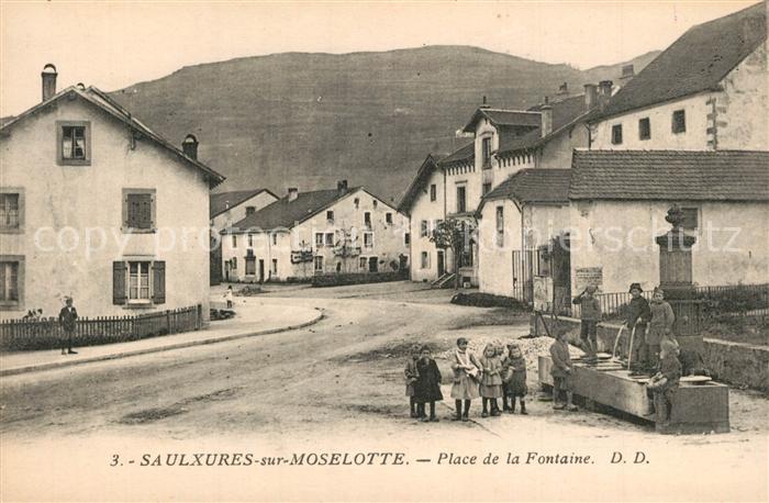 Saulxures-sur-Moselotte Place de la Fontaine