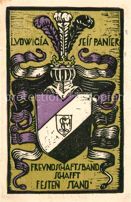 Muenchen Bayern Ludwigia Seis Panier Studentenverbindung