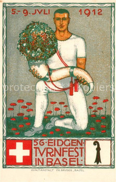 Basel BS 56 Eidgenoessisches Turnfest Basel
