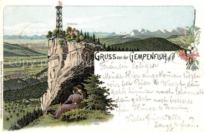 Gempenfluh Panorama Wirthschaft