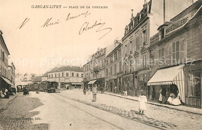 Gargan Livry Place de la Fontaine