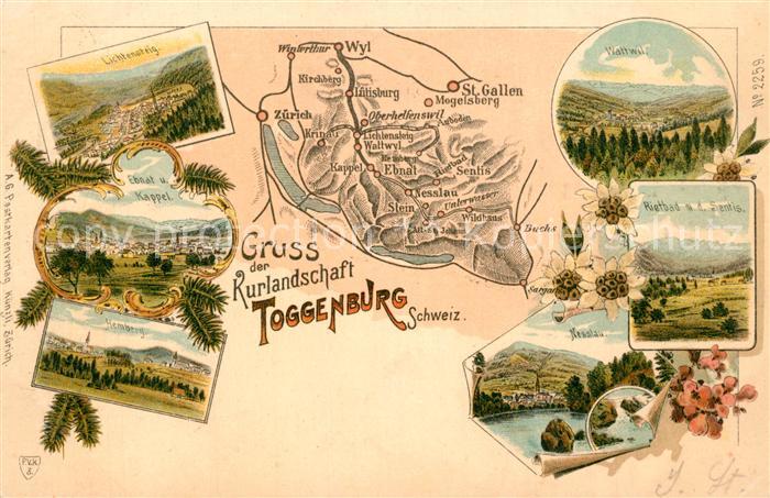 Toggenburg Lichtensteig Ebnet Kappel Hemberg Wattwil Rietbad Saentis Nesslau