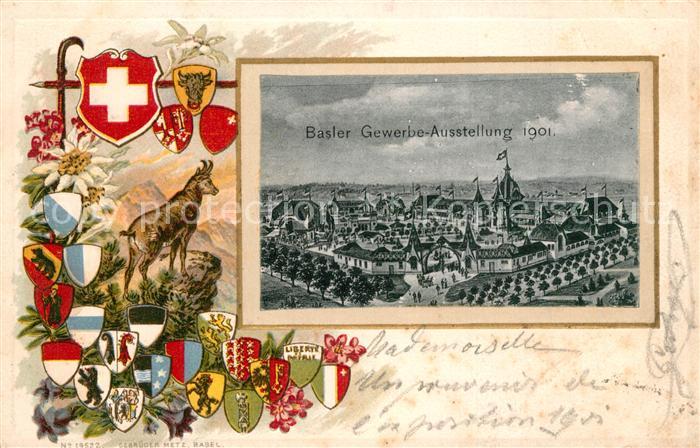 Basel BS Gewerbe Ausstellung 1901