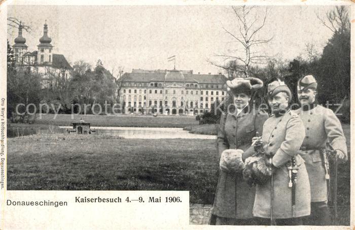 Donaueschingen Kaiserbesuch 1906