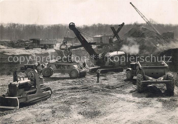 Ottmarsheim Haut-Rhin Fouilles du Canal Au profit de la Mutuelle du Personnel