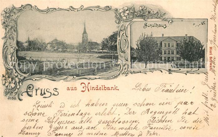 Hindelbank Teilansicht Schulhaus