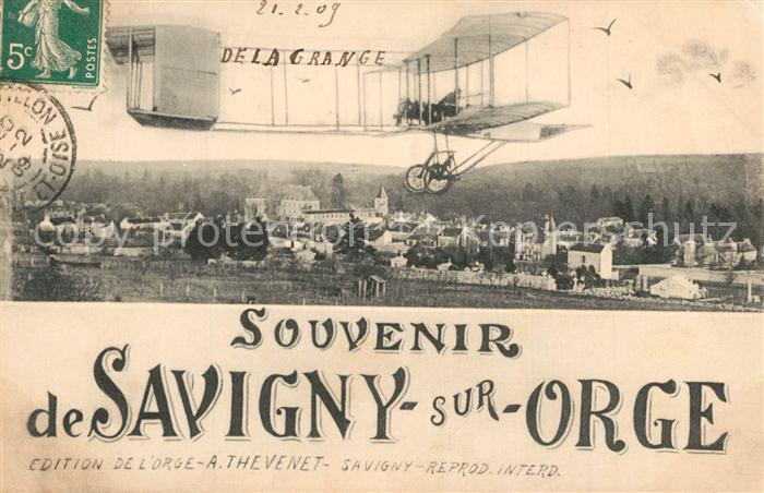 Savigny-sur-Orge Panorama mit Flugzeug