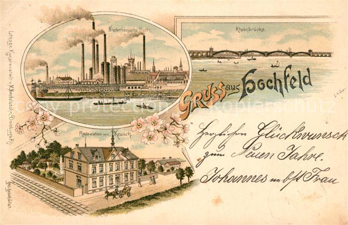 Hochfeld Duisburg Niederrheinische Huette Rheinbruecke Restaurationvon Keusch