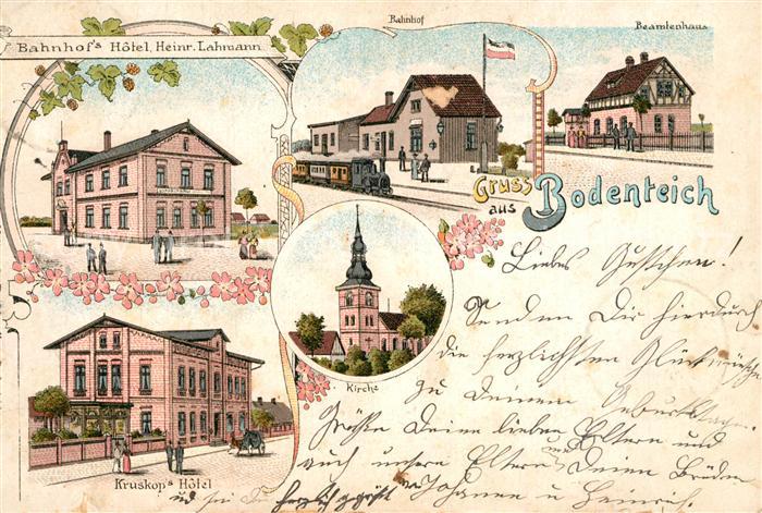 Bodenteich Bahnhofs Hotel Lahrmann Bahnhof Beamtenhaus Kruskops Hotel