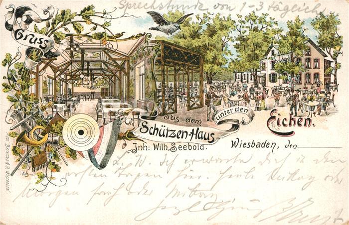 Wiesbaden Schuetzenhaus unter den Eichen