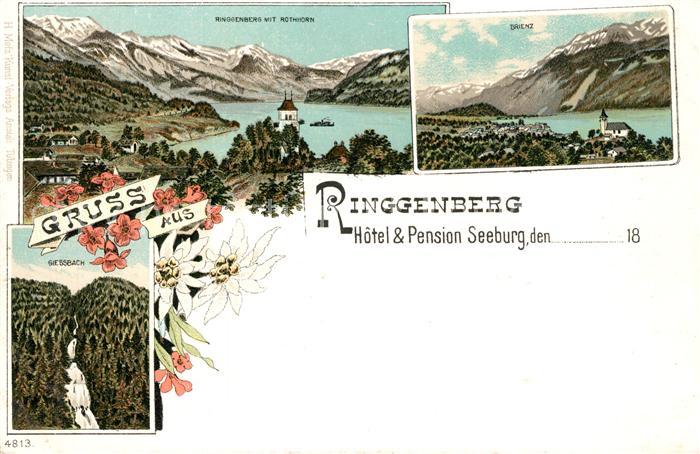 Ringgenberg Brienzersee mit Rothorn und Giessbach