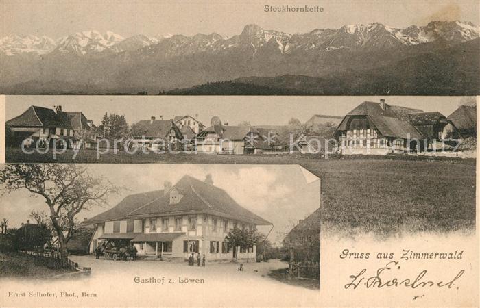 Zimmerwald Stockhornkette Gasthof zum Loewen
