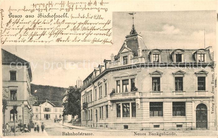 Bischofszell Bahnhofstrasse Neues Bankgebaeude