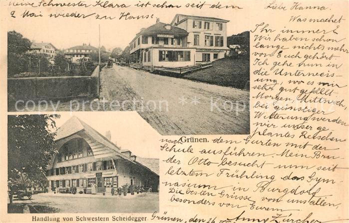 Gruenen Handlung von Schwestern Scheidegger