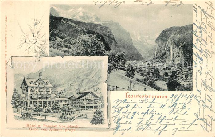 Lauterbrunnen BE Hotel Pension Staubbach Lauterbrunnental