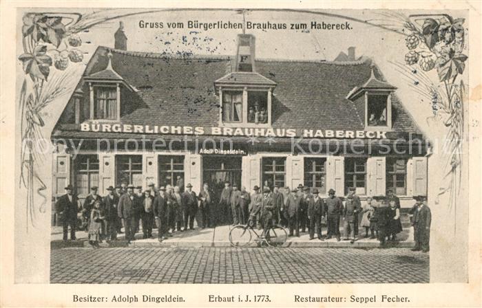 Mannheim Buergerliches Brauhaus Haberbeck