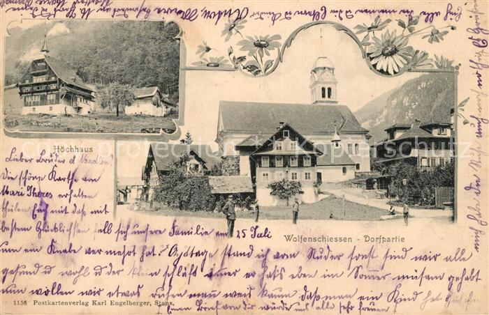 Wolfenschiessen Hoechhaus Dorfpartie