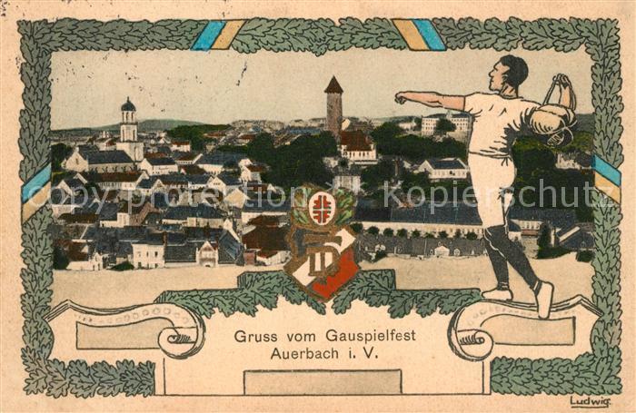 Auerbach Vogtland Panorama Gauspielfest